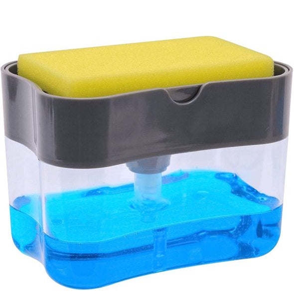 2 In 1 Soap Dispenser Soap Pump With Sponge