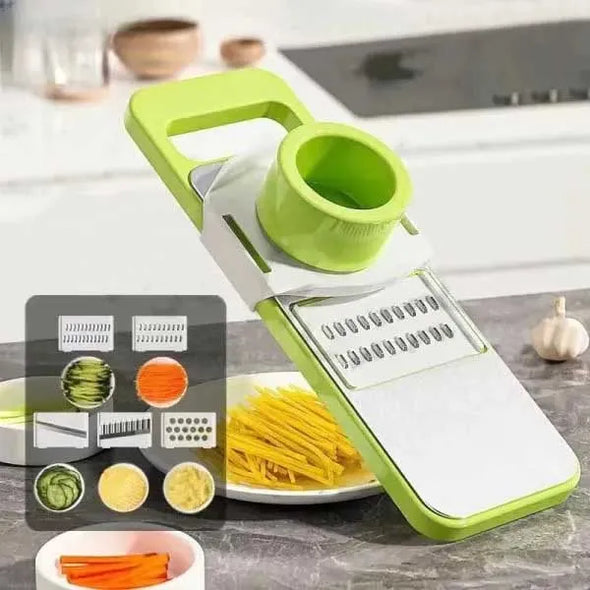 5 In 1 Vegetable Cutter Stainless Steel Multifunctional Grater