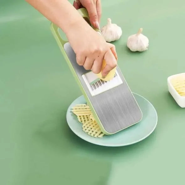 5 In 1 Vegetable Cutter Stainless Steel Multifunctional Grater