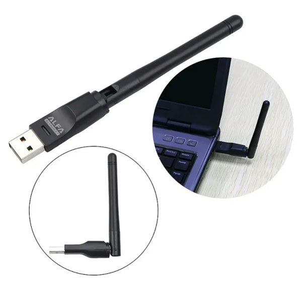 Wifi Usb W114 3dbi Rtl 8188 Antenna Adopter