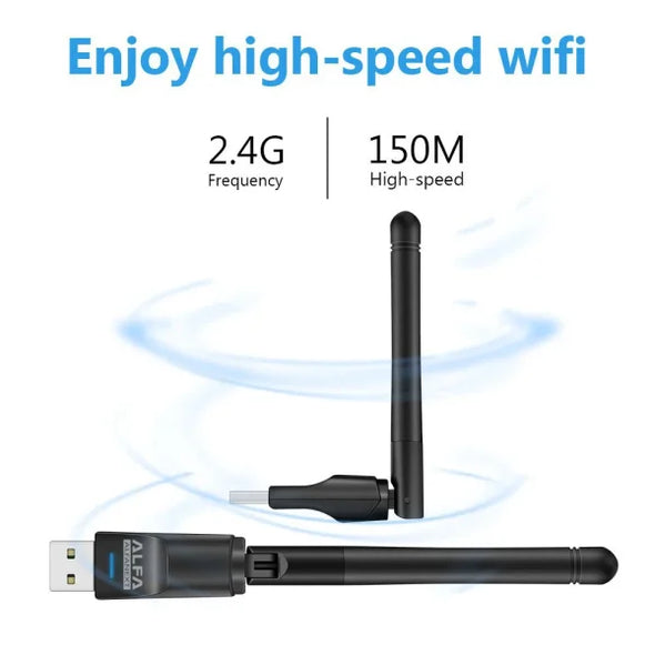 Wifi Usb W114 3dbi Rtl 8188 Antenna Adopter