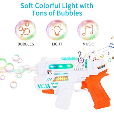 Amazing Bubble Gun With Lights And Music