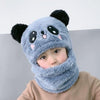 Kids Wool Cap Cartoon Panda Baby