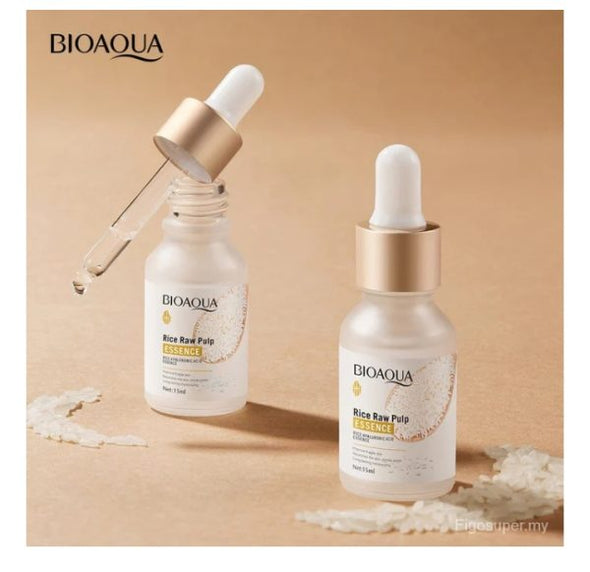 Bioaoua Hyaluronic Acid Rice Raw Pulp Essence Face Serum 15ml