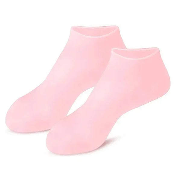 Pack Off 2 Silicone Socks and Gloves For Moisturizing Hands and Feet