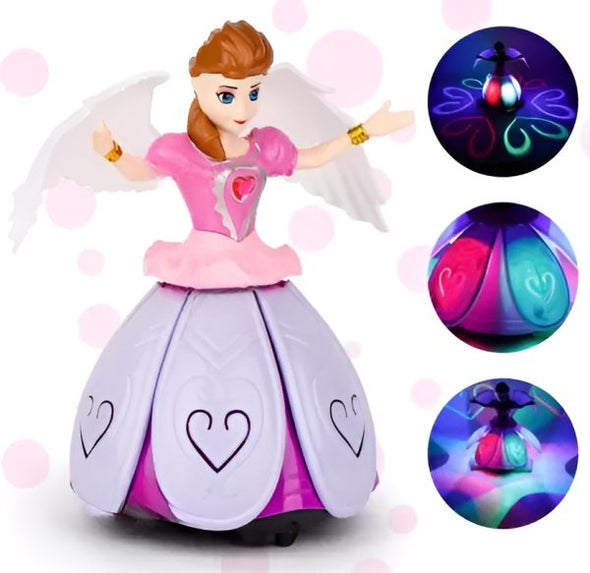 Dancing Angel Doll For Kids Flower Doll With Light and Sound