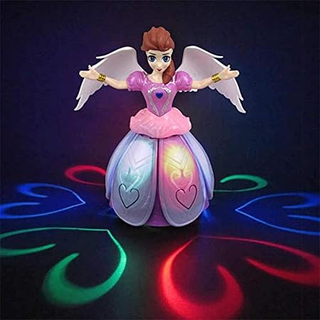 Dancing Angel Doll For Kids Flower Doll With Light and Sound