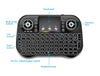 Mini Wireless + Bluetooth 7 Color Backlit Light 2.4ghz Air Mouse With Touchpad