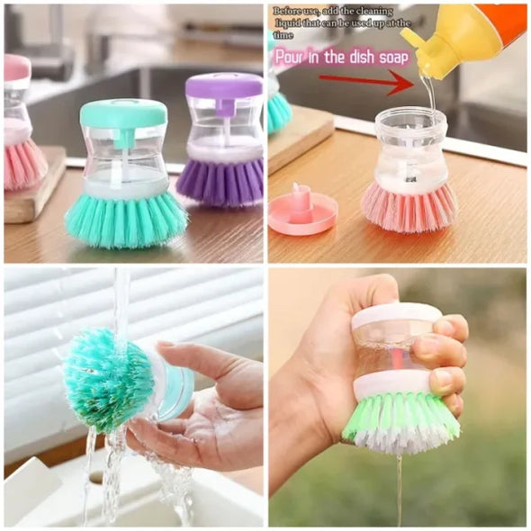 Kitchen Liquid Dish Cleaning Brush