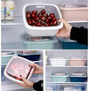 Multi-function Double-layer Draining Storage Basket With Lid