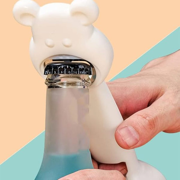 Multifunctional 4 In 1 Bear Bottle Opener