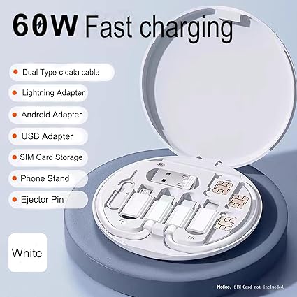 Multifunctional Data Cable Set 60w Fast Charging Cable