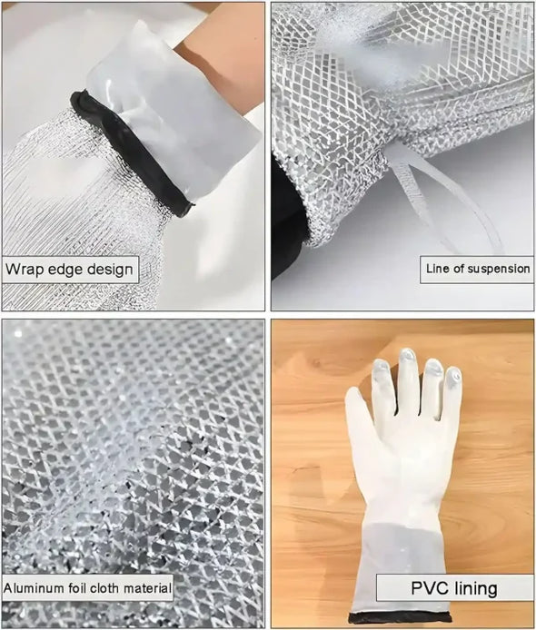 Multipurpose Wire Dishwashing Gloves