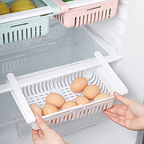 Adjustable Storage Basket For Fridge