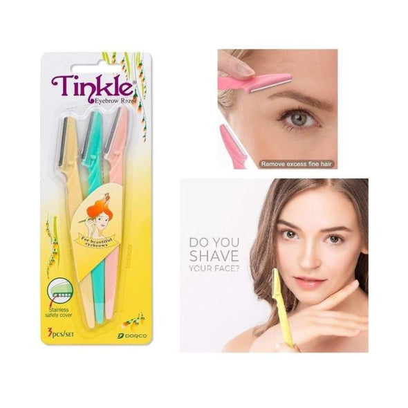 Pack Of 3 Tinkle Eyebrow Razor