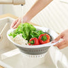 Plastic Kitchen Drain Basket Collapsible Fruit And Vegetable Baskets