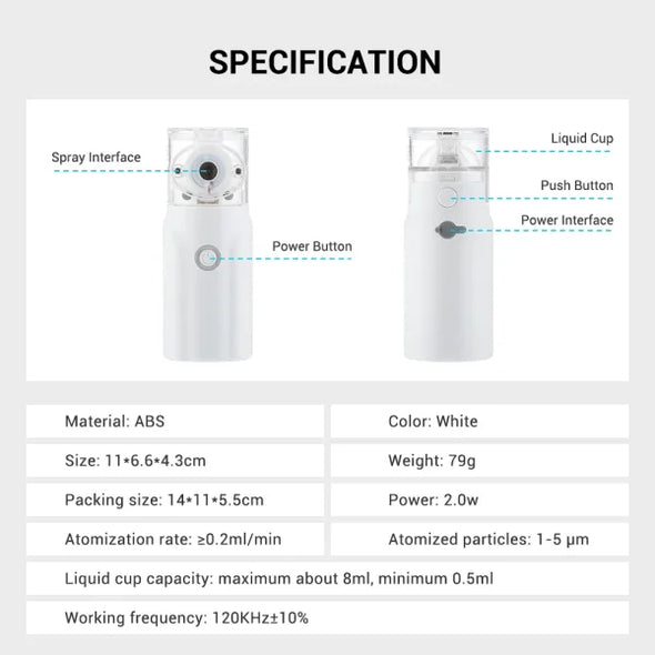 Inhaler Nebulizer Machine