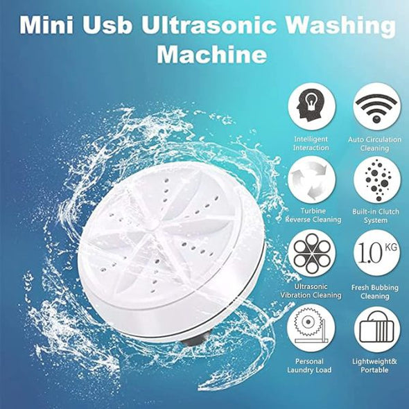 Ultrasonic Rotating Turbine Washing Machine