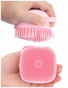 Silicone Bath And Body Shower Brush With Liquid Soap Dispenser